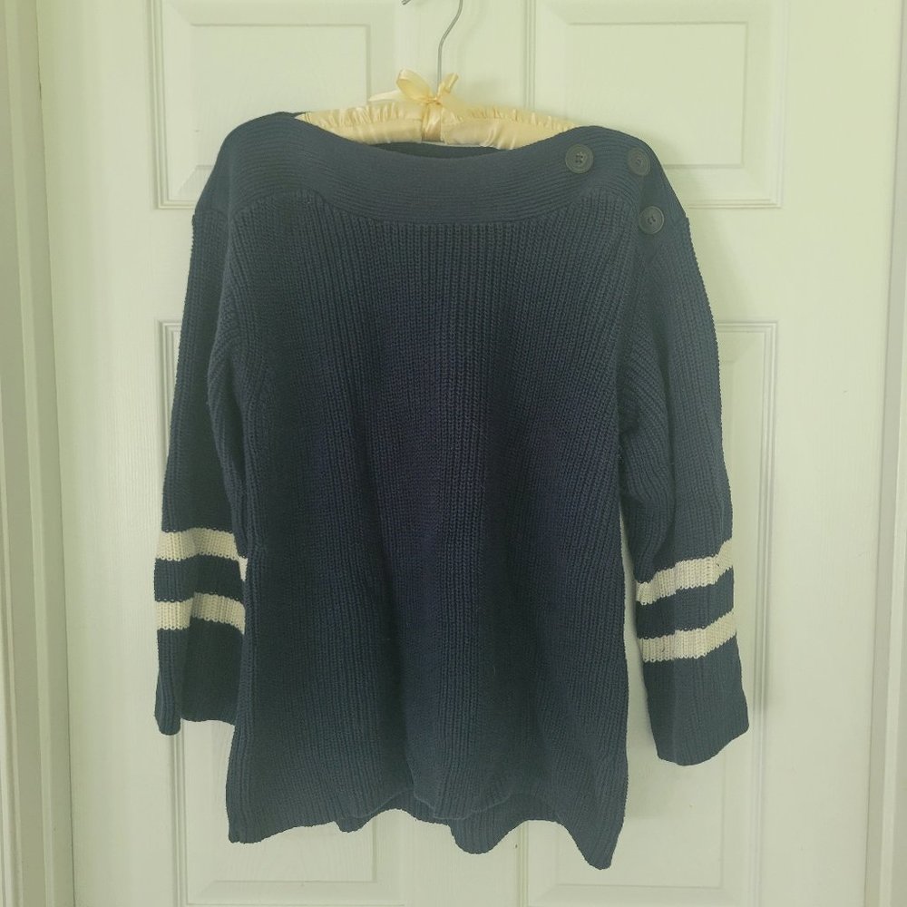 Free Assembly Women’s Button Shoulder Sweater L